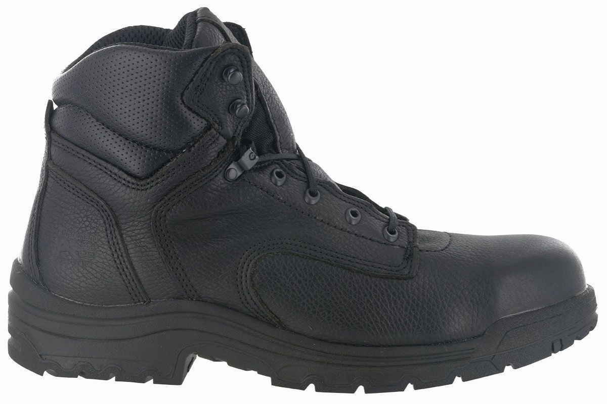 Cold Weather Footwear Resilient Construction Timberland PRO Titan 6 Inch Alloy Toe Boot Black
