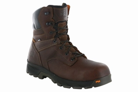 Timberland PRO Titan EV 8" Composite Toe Waterproof Boot Brown Slip-resistant Walk Secure Support Shock Absorbing Timberland PRO Titan EV 8" Composite Toe Waterproof Boot Brown