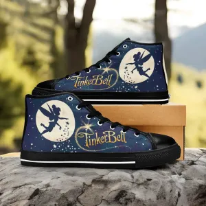 Tinkerbell Tinker Bell Shoes High Top Sneakers for Kids and Adults