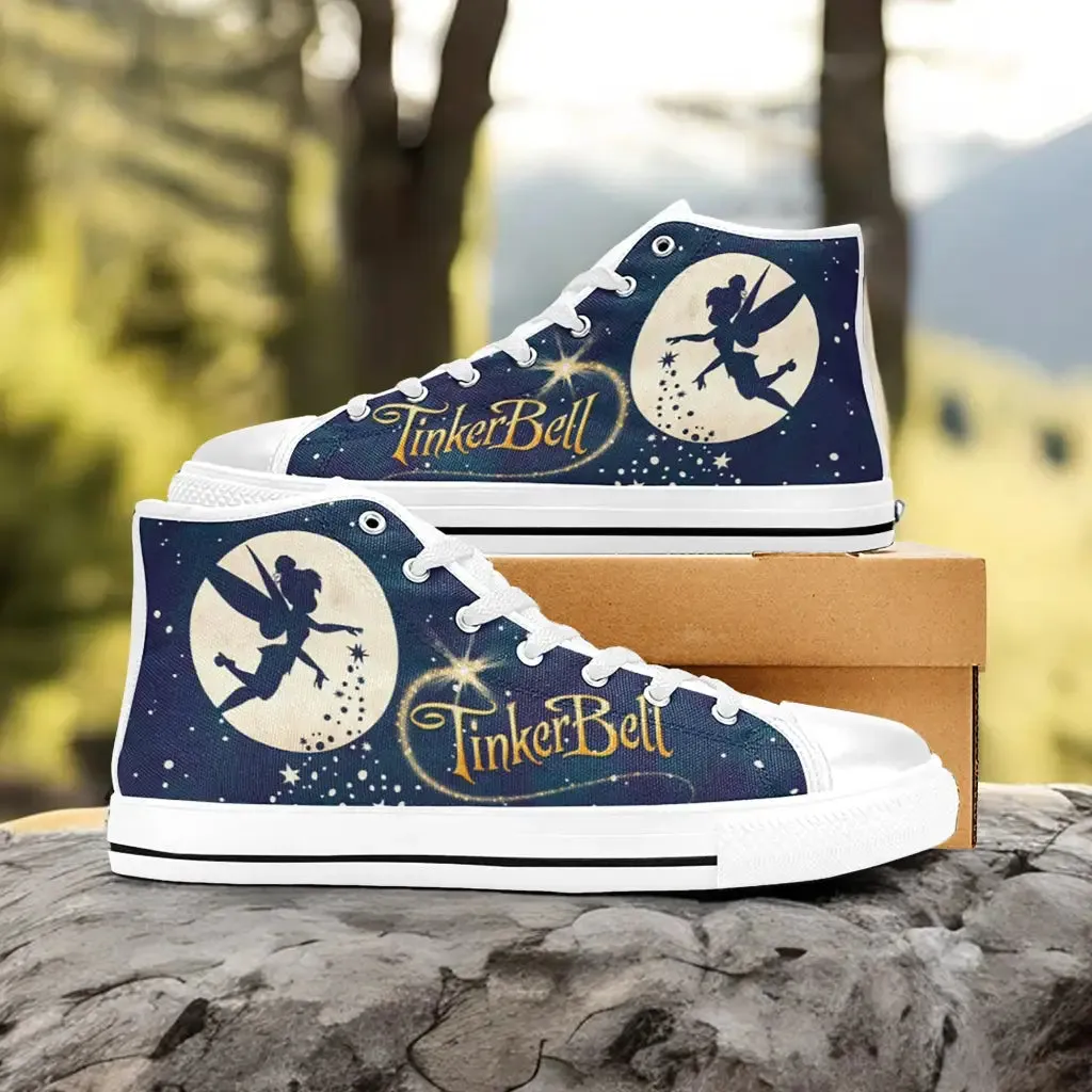 Tinkerbell Tinker Bell Shoes High Top Sneakers for Kids and Adults