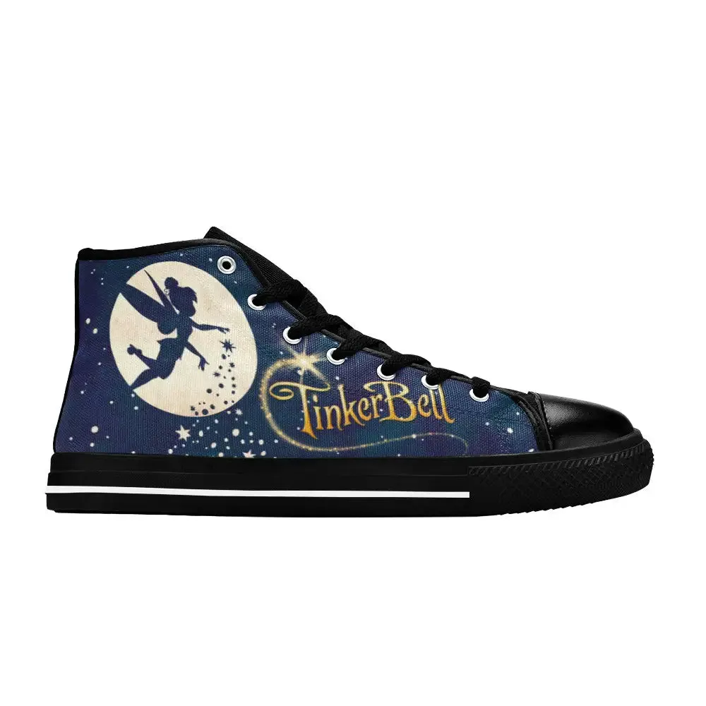 Tinkerbell Tinker Bell Shoes High Top Sneakers for Kids and Adults