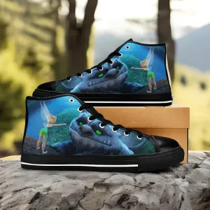 Tinkerbell Tinker Bell the Legend of the NeverBeast Shoes High Top Sneakers for Kids and Adults