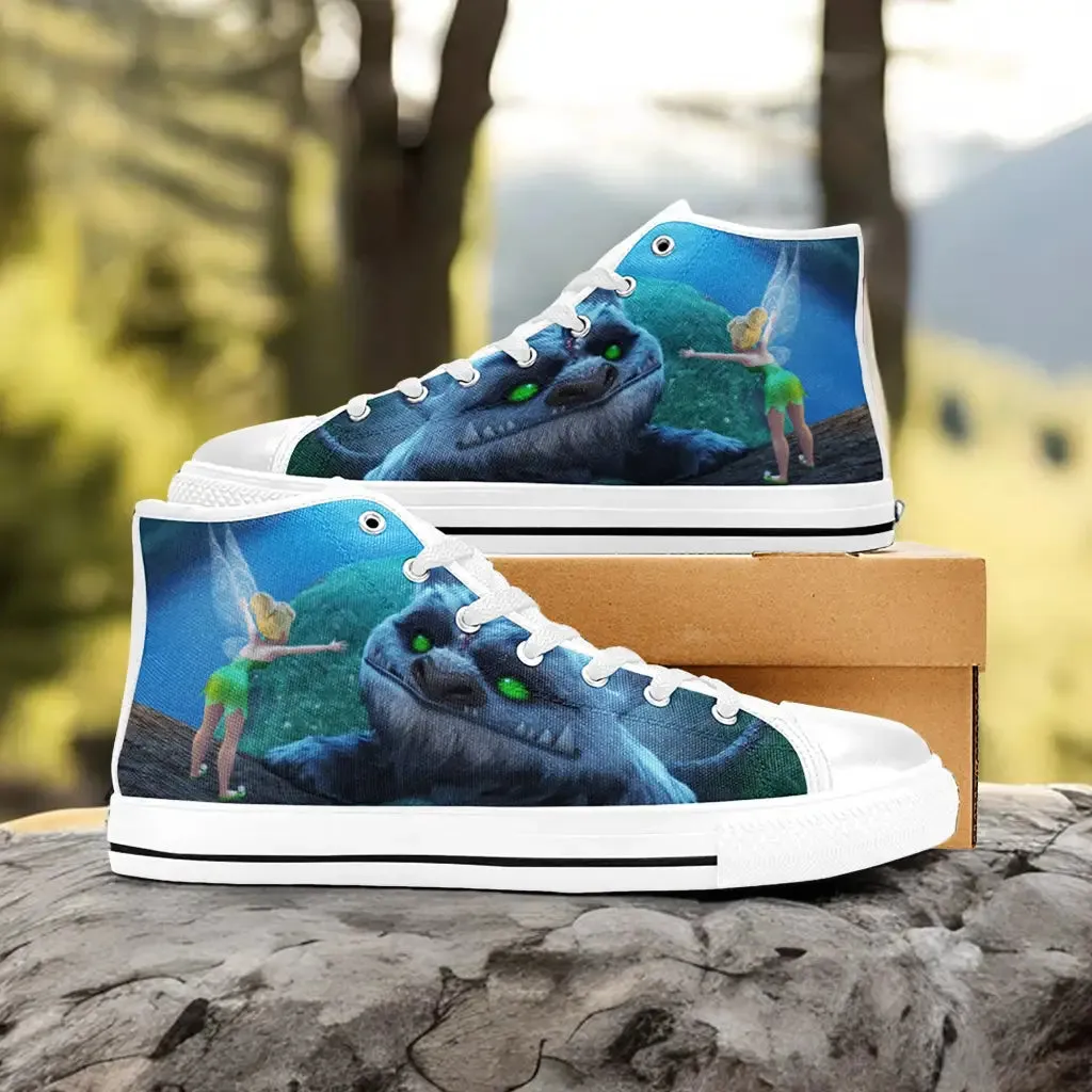 Tinkerbell Tinker Bell the Legend of the NeverBeast Shoes High Top Sneakers for Kids and Adults