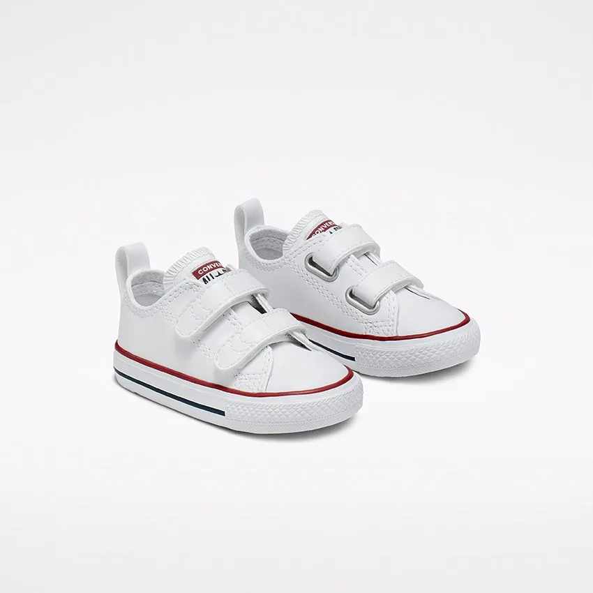 Toddler Converse Chuck Taylor All Star Easy-On Leather Shoes White