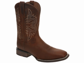 Toe Protection Ariat Western Big Rig Square Toe Cowboy Boot Brown Stability Control Shoes Ariat Western Big Rig Square Toe Cowboy Boot Brown