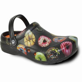 Traction Supreme VANGELO Men Slip Resistant Clog RITZ Donuts VANGELO Men Slip Resistant Clog RITZ Donuts personalized shoes rainy days