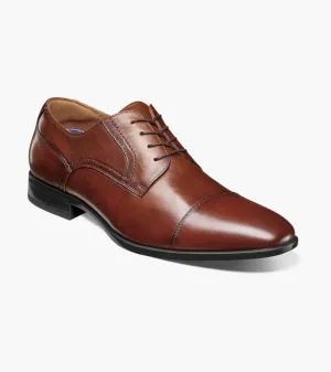 Trail running wear Zaffiro Cap Toe Oxford-Cognac | Florsheim beach - style Tensile Reinforcement Zaffiro Cap Toe Oxford-Cognac | Florsheim