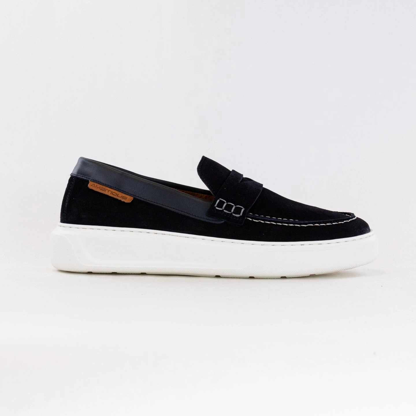 Ambitious KIT Loafer (Men's) - Navy Suede Instant Walk Comfort Simple Step Shoes