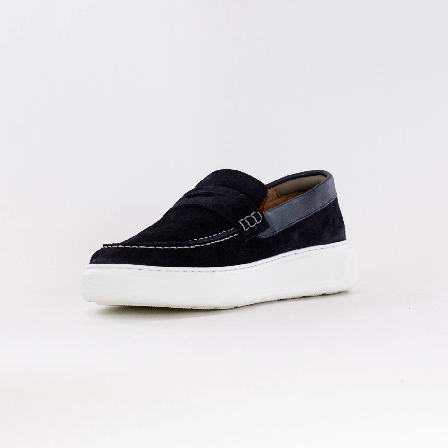 Seamless Design Footwear Comfort Ambitious KIT Loafer (Men's) - Navy Suede