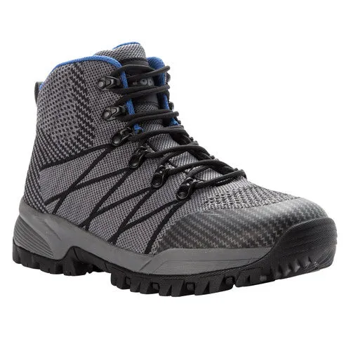 Traverse-grey/ black | Propet kids' medium Abrasion Defensive Toe Guard