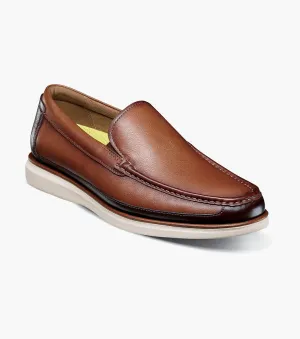 Tropics Moc Toe Venetian Slip On-Cognac Multi| Florsheim Breathable mesh construction Non Restrictive Design Wide Toe Box Design Tropics Moc Toe Venetian Slip On-Cognac Multi| Florsheim