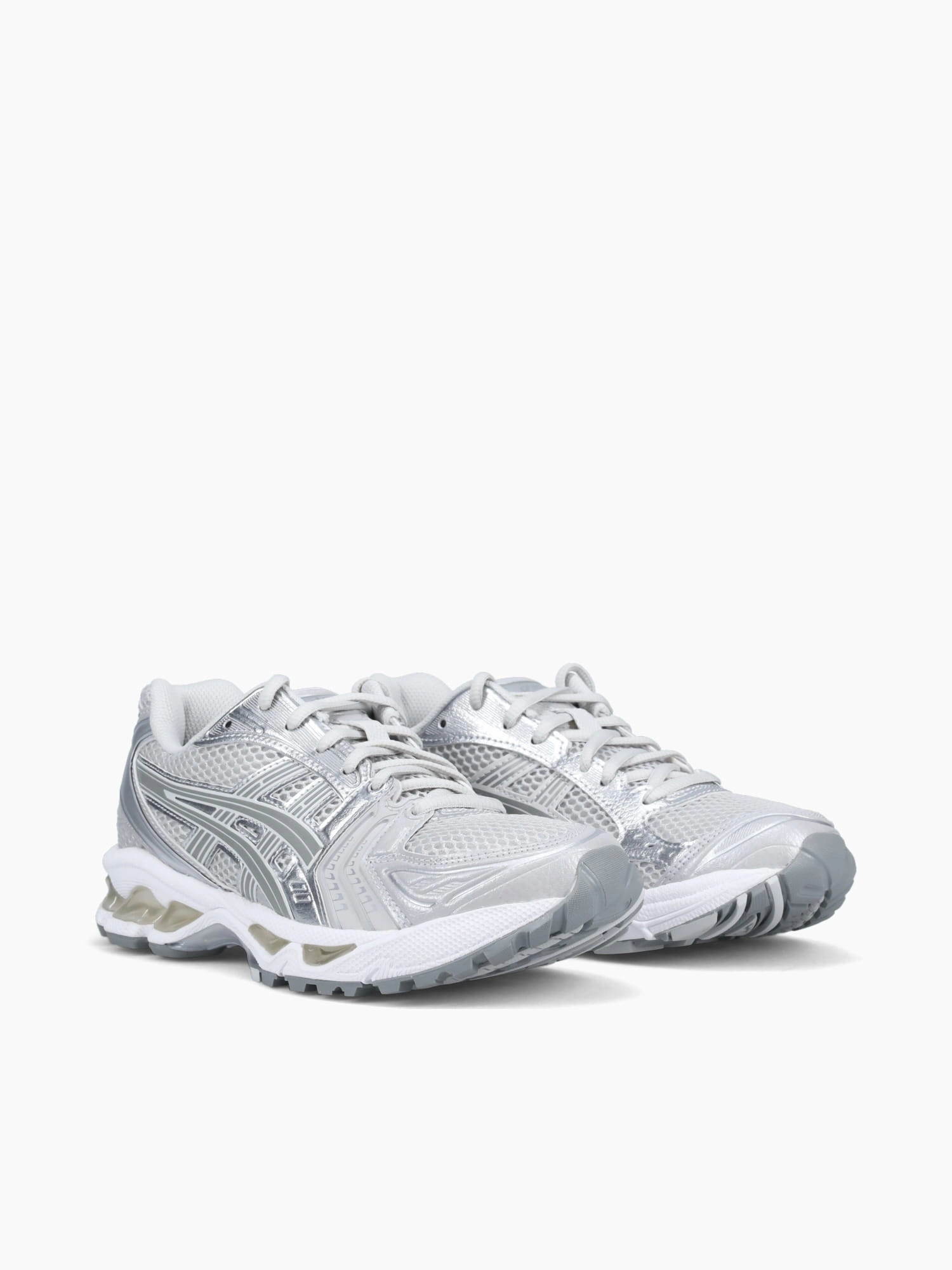 Gelkayano Cloud Grey Clay grey mesh Spring Ready