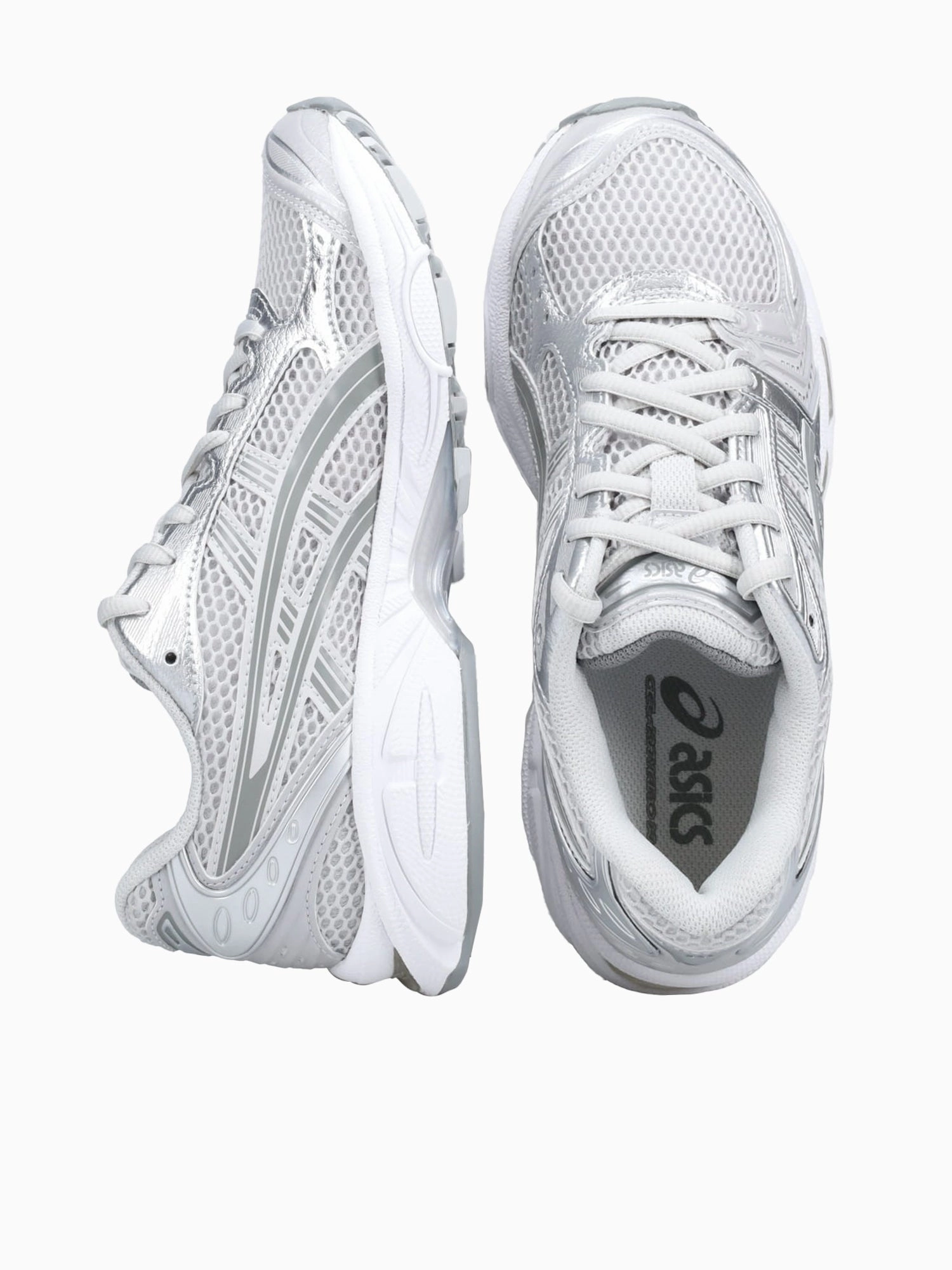 Freedom Steps Gelkayano Cloud Grey Clay grey mesh