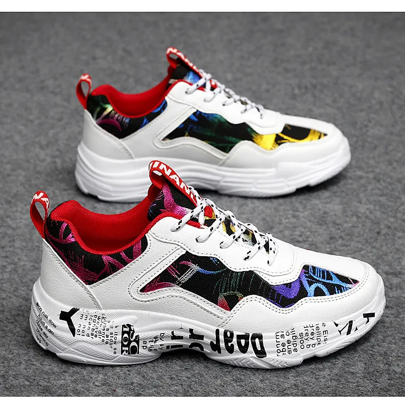 TUINANLE Sneakers Woman Casual Graffiti Vulcanized Shoes