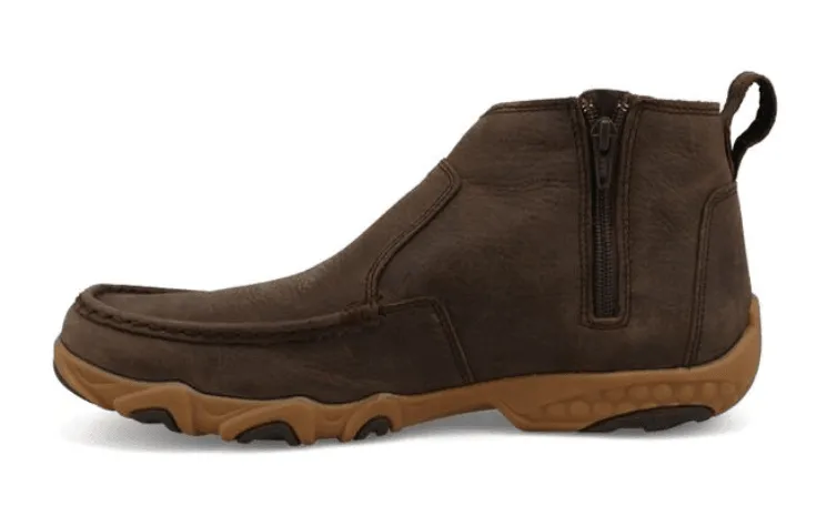 Twisted X Men's 4" Chelsea Root Beer Leather Driving Moc MDMX001