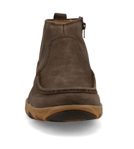 Twisted X Men's 4" Chelsea Root Beer Leather Driving Moc MDMX001