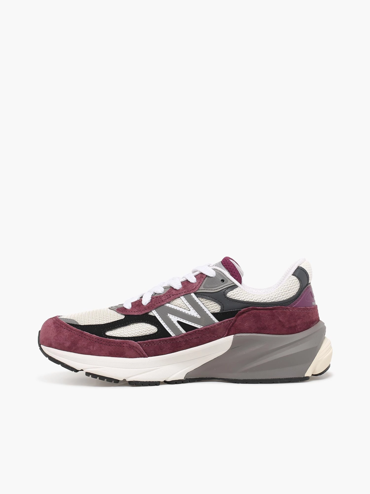 U990tf6 Burgandy Beige Sophisticated Look Abrasion Resistant Upper