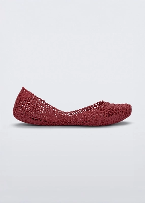 Ultra Comfortable Campana Flats - Metal Red Holiday Go Campana Flats - Metal Red