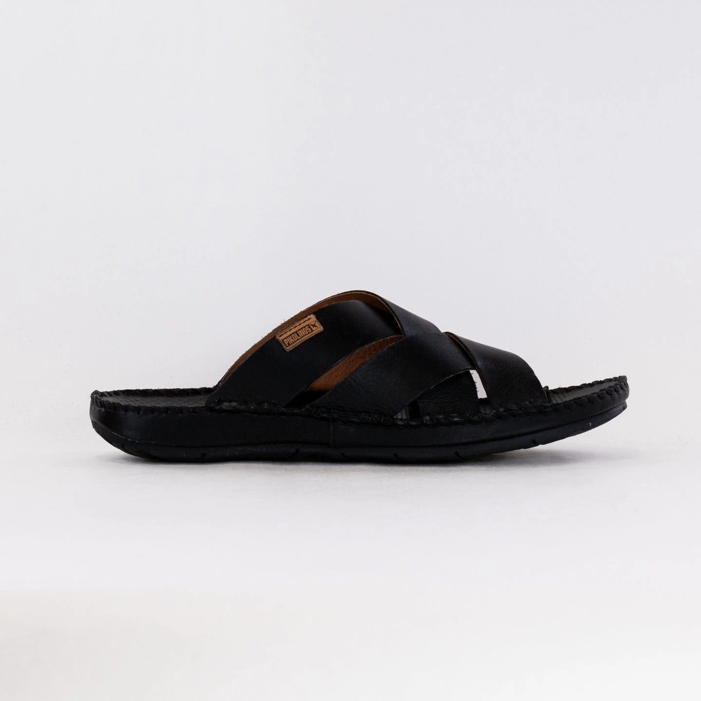 Pikolinos Tarifa 06J-0015 (Men's) - Black Leather Stretchable Material