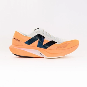 Ultra light New Balance FuelCell Rebel v4 (Men's) - Orange/Beige All Season New Balance FuelCell Rebel v4 (Men's) - Orange/Beige