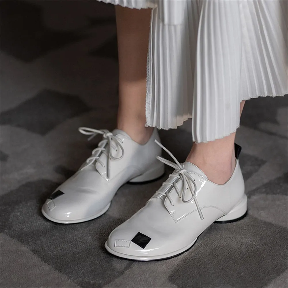 Uma Patent Leather Brogues - 3 Colors
