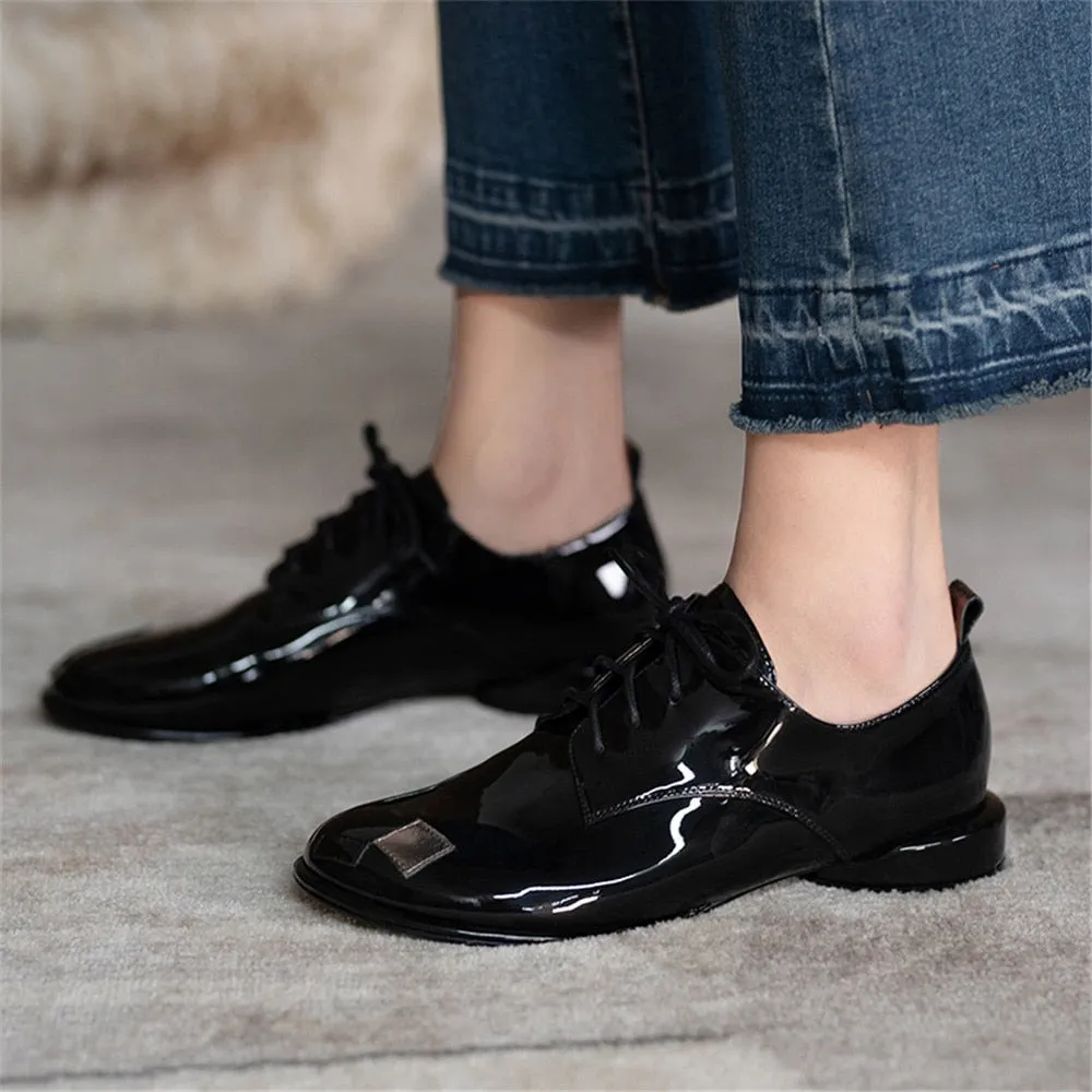 Uma Patent Leather Brogues - 3 Colors