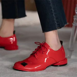 Uma Patent Leather Brogues - 3 Colors
