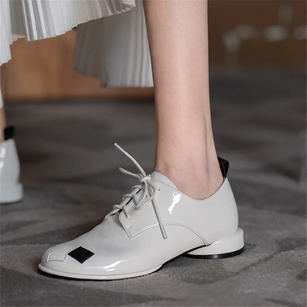 Uma Patent Leather Brogues - 3 Colors