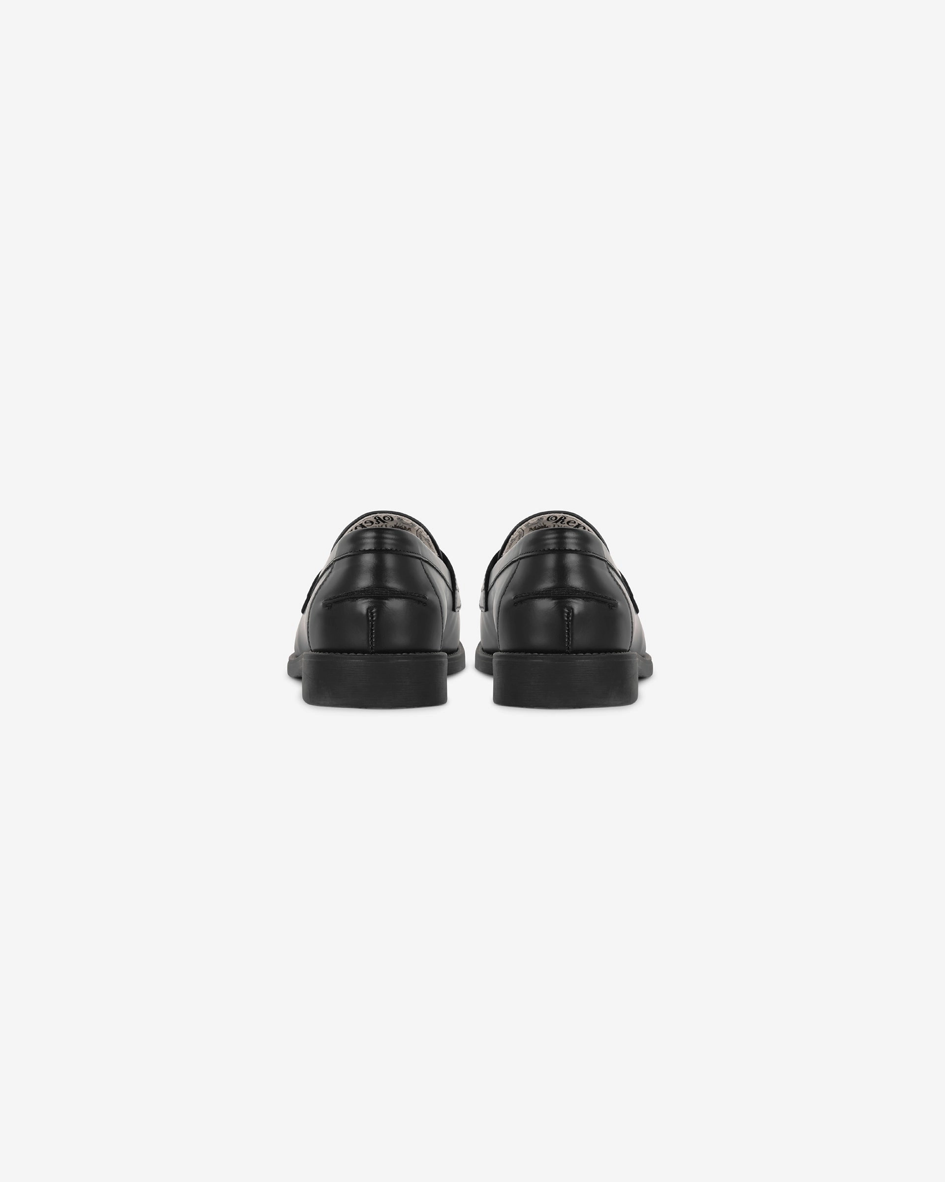 Supportive Traction Represent X Duke   Dexter Leather Weave Loafer - Black