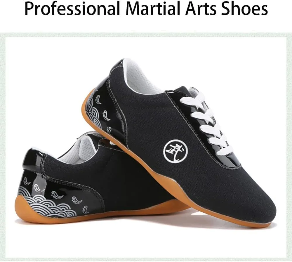 Unisex Martial Arts Taichi Shoes,Cushioning Running Shoes, Sneakers for Running, Walking, Fitness, Gym,,