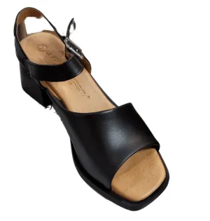 Unity In Diversity Women's Padrino Heeled Sandals- Black