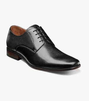 Upgraded cushioning Postino Plain Toe Oxford-Black | Florsheim Postino Plain Toe Oxford-Black | Florsheim Secure Grip Iconic arch