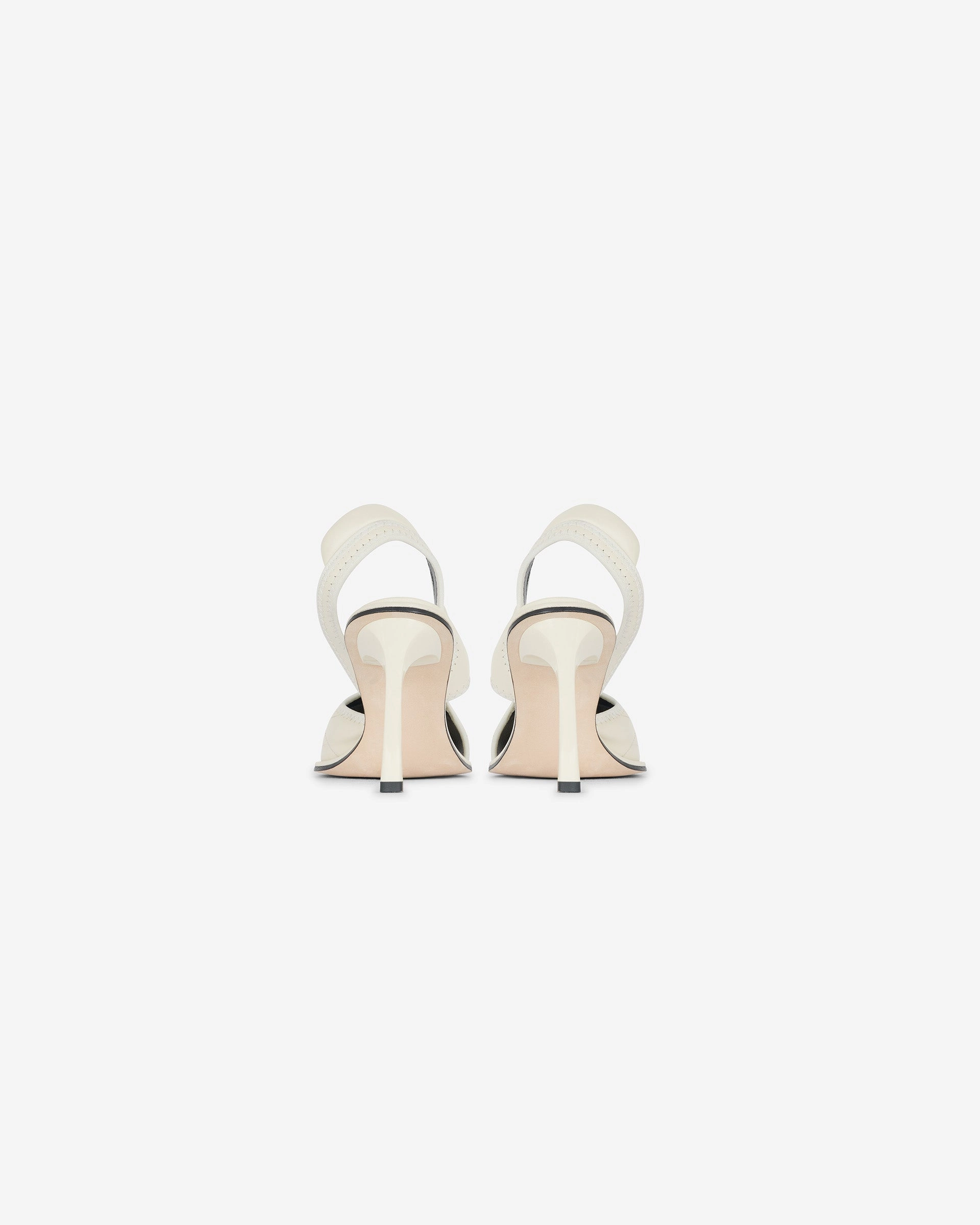 Asymmetric Stretch Heel - Ecru Supportive vacation