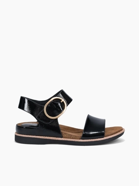 Urban Glide Step-Out Bali Black Crinckle Patent Campus Hike Quick   Dry Bali Black Crinckle Patent