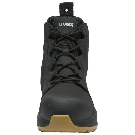 UVEX 3 X-Flow Side-Zip Work Boot Black/Tan