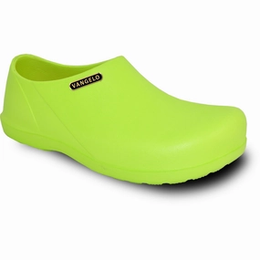 VANGELO Men Slip Resistant Clog CARLISLE Lime Soft Touch deck VANGELO Men Slip Resistant Clog CARLISLE Lime