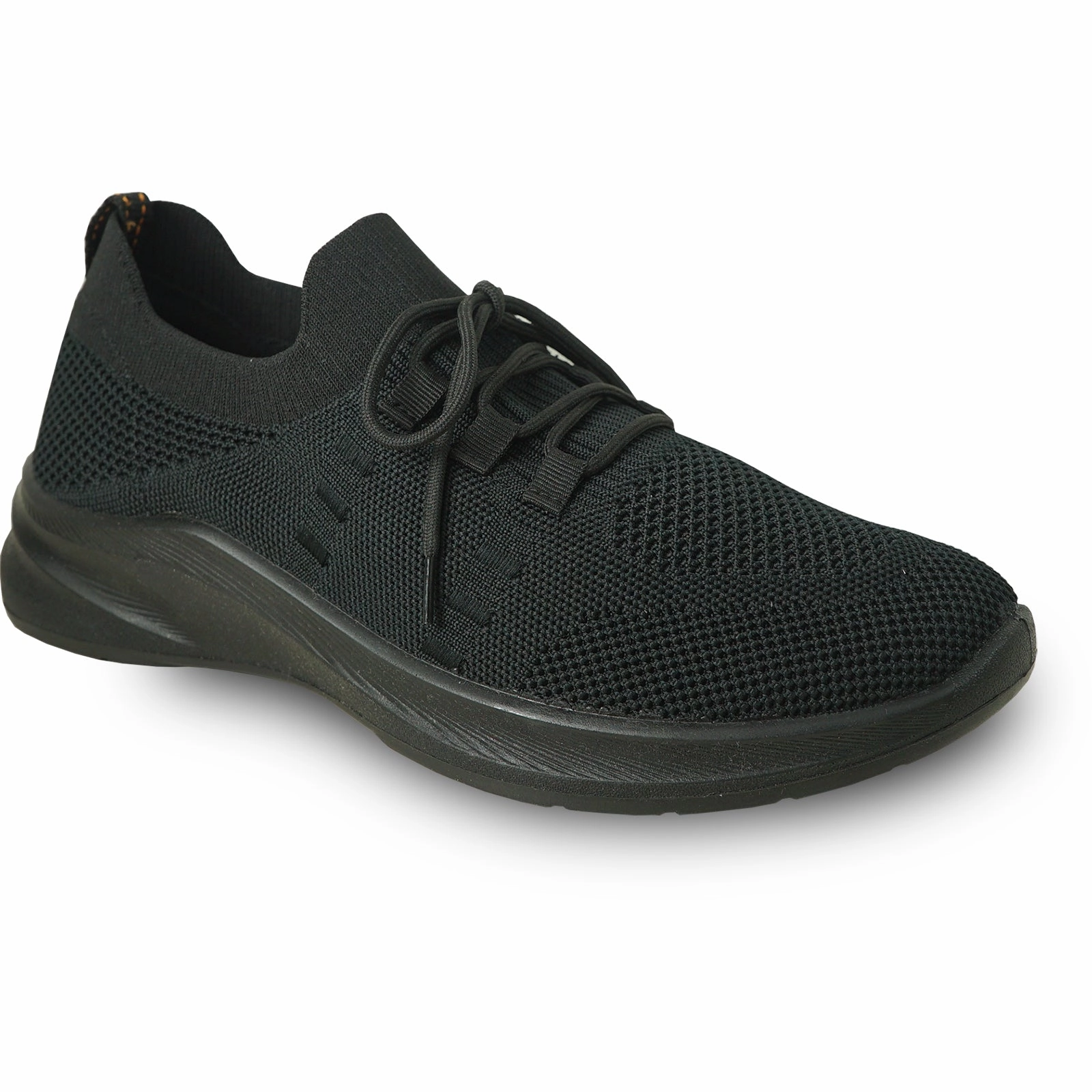 slip - free shoes for dance studios crowded environment VANGELO Men Slip Resistant Shoe JIMMY-1 Black  - Wide Width Available