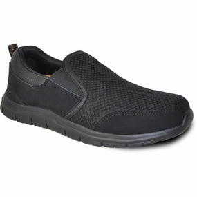 VANGELO Men Slip Resistant Shoe NICK-2 Black  - Wide Width Available Sure Footing Equipment Item VANGELO Men Slip Resistant Shoe NICK-2 Black  - Wide Width Available slip - free shoes for exhibitions