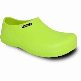VANGELO Women Slip Resistant Clog CARLISLE Lime Foot Safety Solution Gear tourists VANGELO Women Slip Resistant Clog CARLISLE Lime