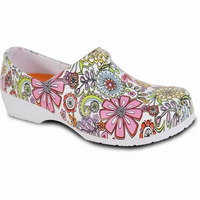 VANGELO Women Slip Resistant Clog NIKO Flower-1 Grip Strength Tool VANGELO Women Slip Resistant Clog NIKO Flower-1 skate parks Quick Release