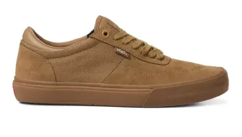 Vans Gilbert Crockett Skate Shoe in Brown and Gum