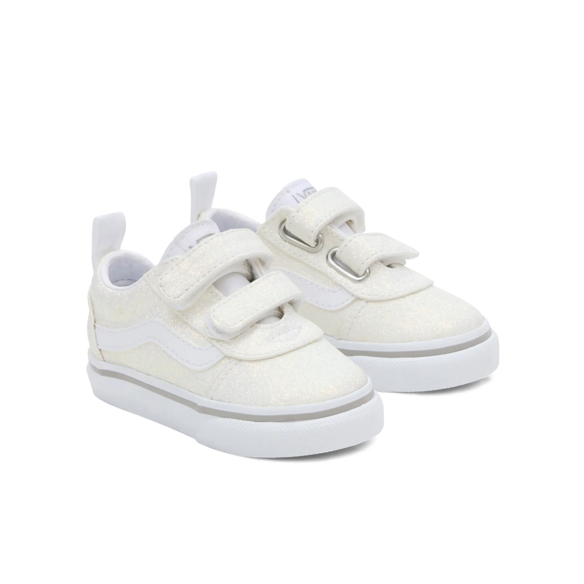 Vans Toddler Ward Shoes Vn0a4btfcjd1 Glitter White