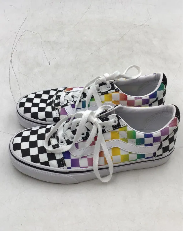 Vans Women's Old Skool Multicolor Skateboarding Shoes - Size 7.5