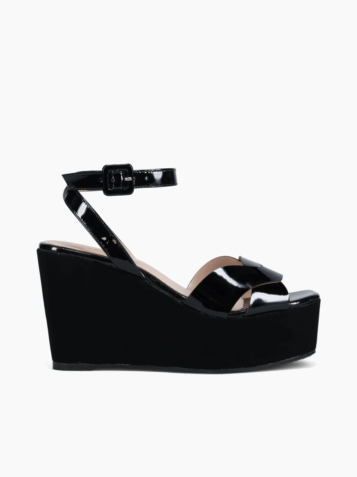 Quick Buckle Nora Black Patent Nbk