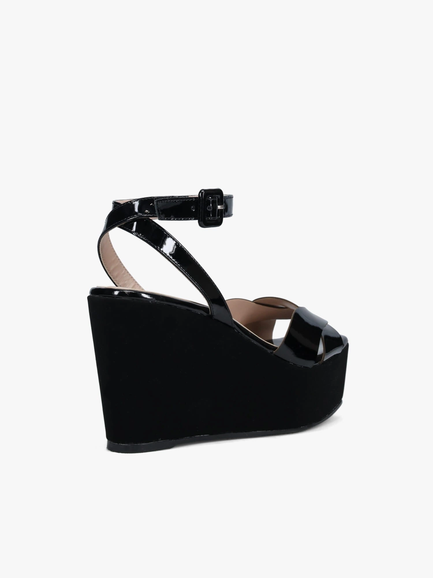 Nora Black Patent Nbk Standout Look wedge