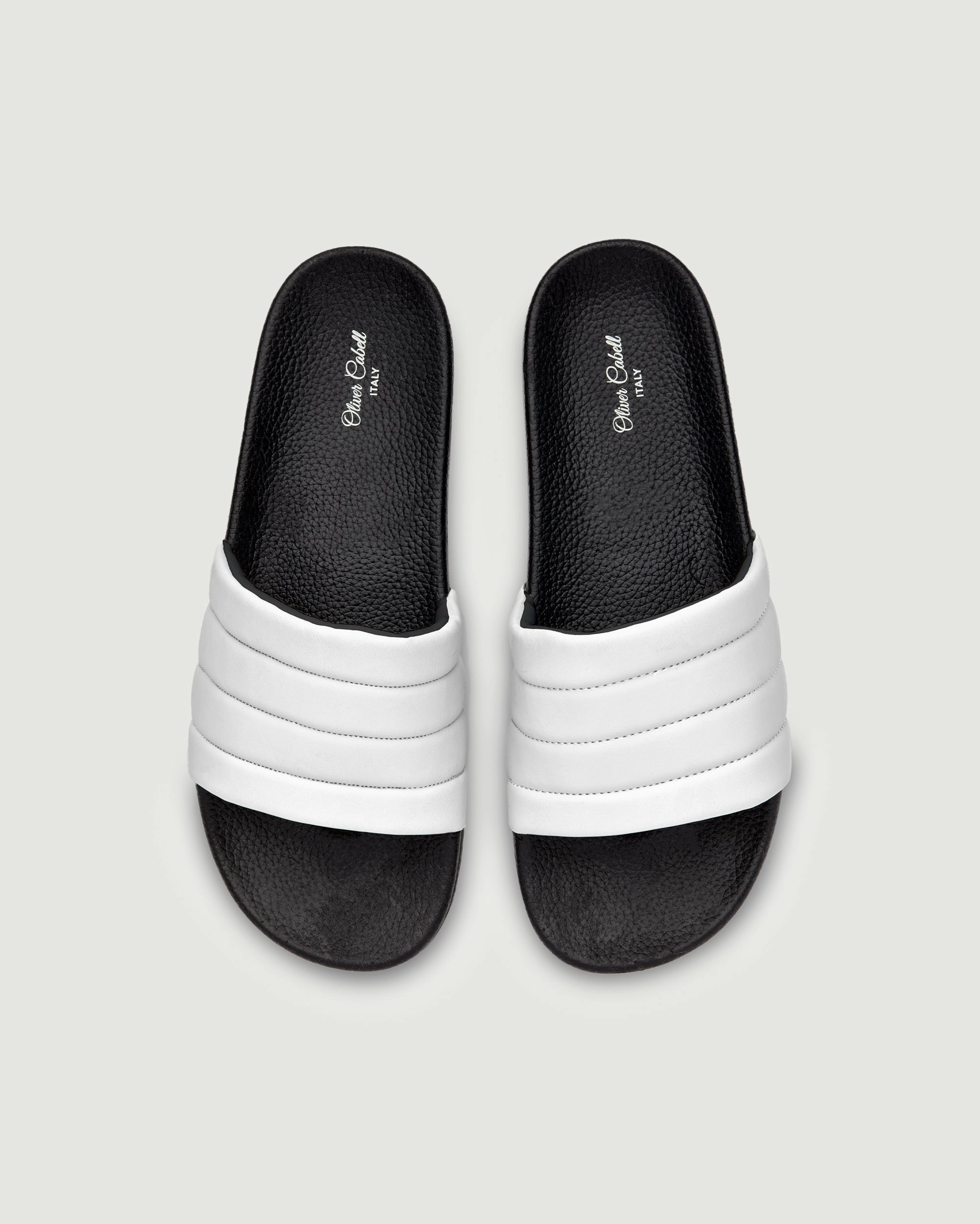 SecureFit Fashion Basics Vegan Slides | White