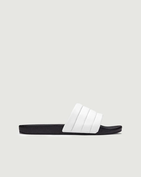 Vegan Slides | White Lightweight Vibe Distinctive durability Upgraded cushioning Vegan Slides | White