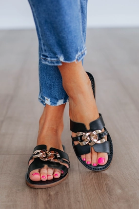 Ventilation holes Current Mood Sandals - Black Current Mood Sandals - Black night walk