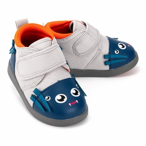 Ventilation holes Spider Squeaky Toddler Shoes | Blue/Gray Spider Squeaky Toddler Shoes | Blue/Gray Modern