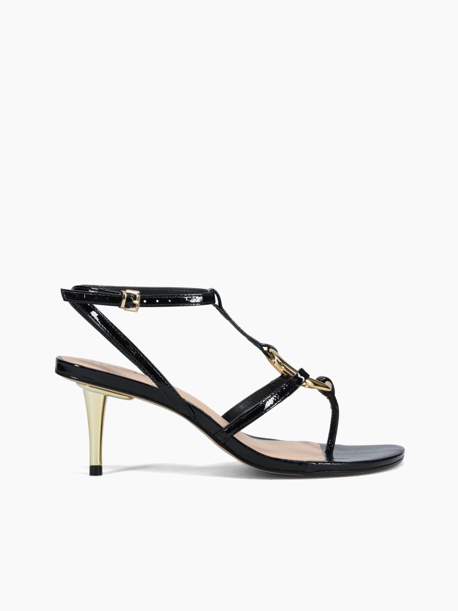 dry weather Lady Black Pat Leather